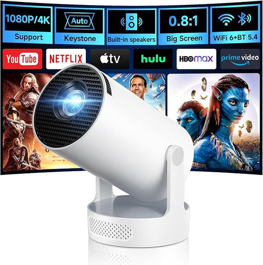 StreamSmile™️ - Portable Smart Projector